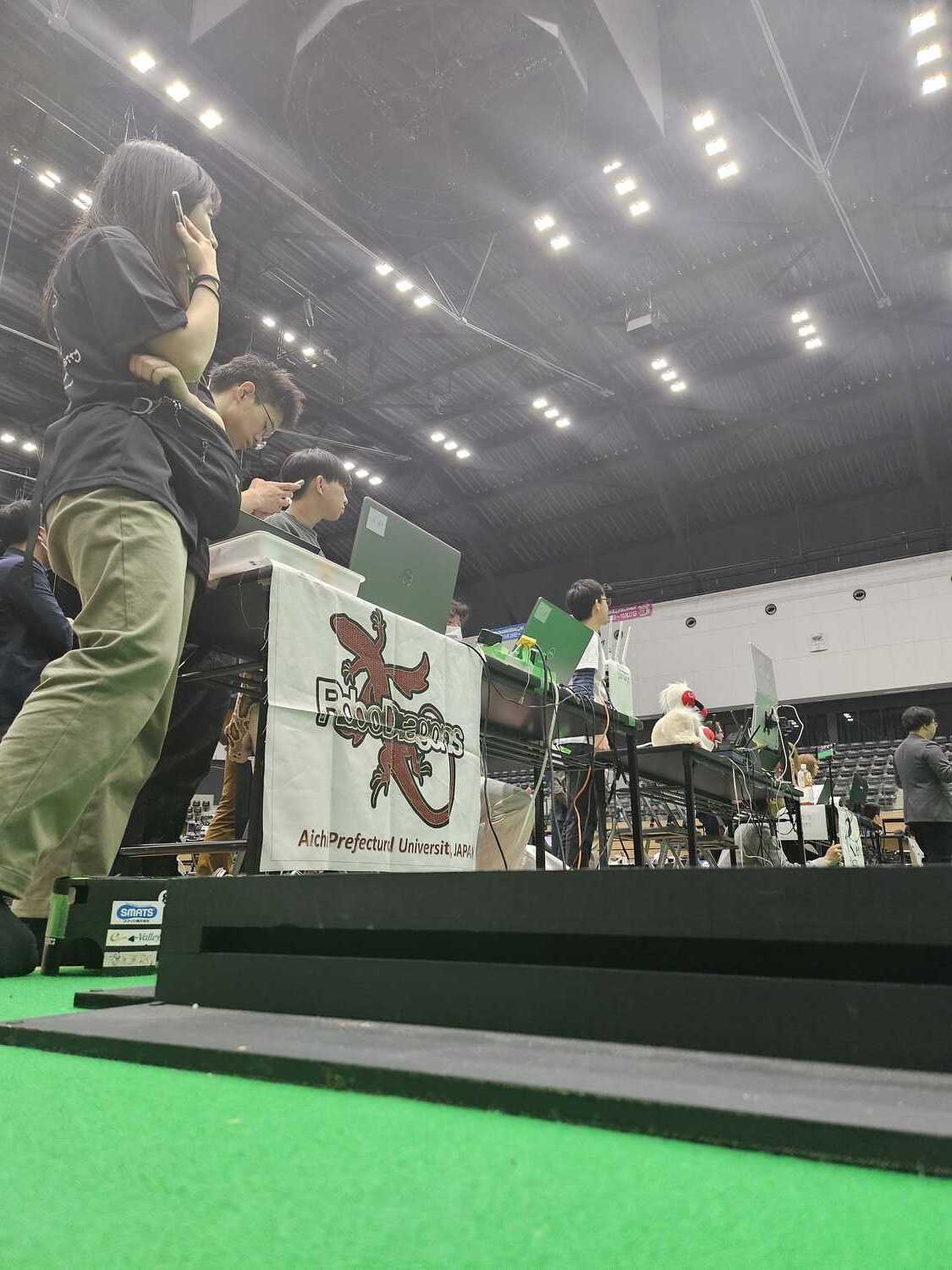 試合中の様子